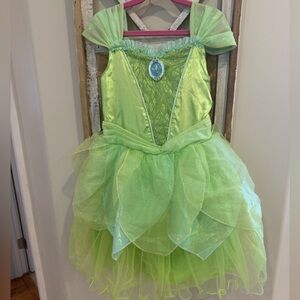 Disney Store Tinkerbell Deluxe Costume Dress - Size 9/10 ✨
